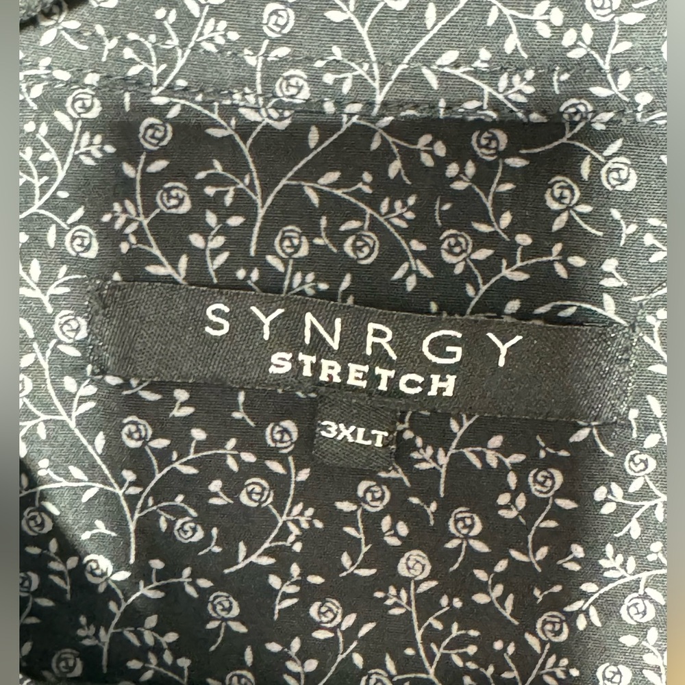 Synrgy Stretch men’s button up shirt size 3XLT - Picture 3 of 7